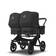 Bugaboo Donkey 5 kaksosvaunut Twin Black/Midnight Black takaa. - Sisarusrattaat - 100000002TWIN - 4