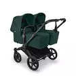 Bugaboo Donkey 6 kaksosvaunut Twin Black/Fern Green. - Lastenvaunut ja yhdistelmävaunut - 100370006TWIN - 1