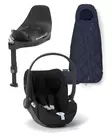 CYBEX Cloud T i-Size Plus turvakaukalo Sepia Black, Base T jalustalla ja Snogga. - Turvakaukalot 0-13kg - 523000222PAKSN - 1