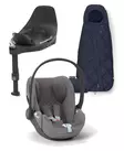 CYBEX Cloud T i-Size Plus turvakaukalo Mirage Grey, Base T jalustalla ja Snogga. - Turvakaukalot 0-13kg - 523000223PAKSN - 1