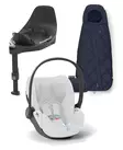 CYBEX Cloud T i-Size Plus turvakaukalo Platinum White, Base T jalustalla ja Snogga Mini. - Turvakaukalot 0-13kg - 523000224PAKSN - 1