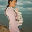 Ergobaby kantoreppu Omni Deluxe Linen Natural, hengittävä ja pehmeä ihoa vasten. - Kantoreput - BCODLNATLIN - 7
