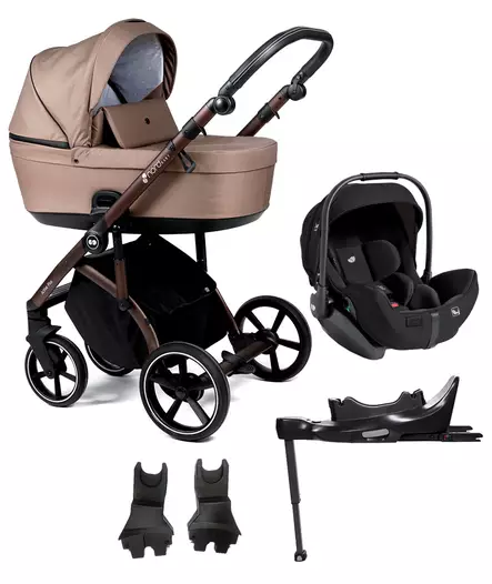 Nord Active PLUS starttipaketti BRONZE Black Grip, Praline Beige. - Lastenvaunut ja yhdistelmävaunut - 287146STA1LEVpro - 1