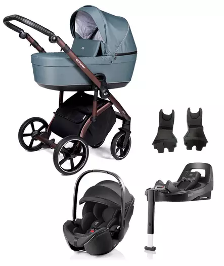 Tinynord Active starttipaketti Bronze Black Grip, Garden Green. - Lastenvaunut ja yhdistelmävaunut - 298918STA2BSPRO - 1