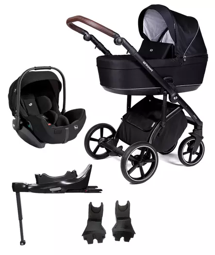 Tinynord Active starttipaketti Onyx Brown Grip, Brilliant Black. - Lastenvaunut ja yhdistelmävaunut - 298917STA1levpro - 1