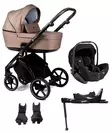 Nord Active PLUS starttipaketti ONYX Dark Brown Grip, Praline Beige. - Lastenvaunut ja yhdistelmävaunut - 287145STA1LEVpro - 1