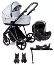 Nord Active LUX starttipaketti Chrome/Black Grip, Gentle Grey. - Lastenvaunut ja yhdistelmävaunut - 287147STA5LEVpro - 1