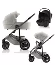 BRITAX Smile 5Z yhdistelmävaunut ja kaukalo, Linen Grey LUX. - Lastenvaunut ja yhdistelmävaunut - 2000037957YHDJACO - 1