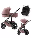 BRITAX Smile 5Z yhdistelmävaunut ja kaukalo, Dusty Rose. - Lastenvaunut ja yhdistelmävaunut - 2000037980YHDJACO - 1