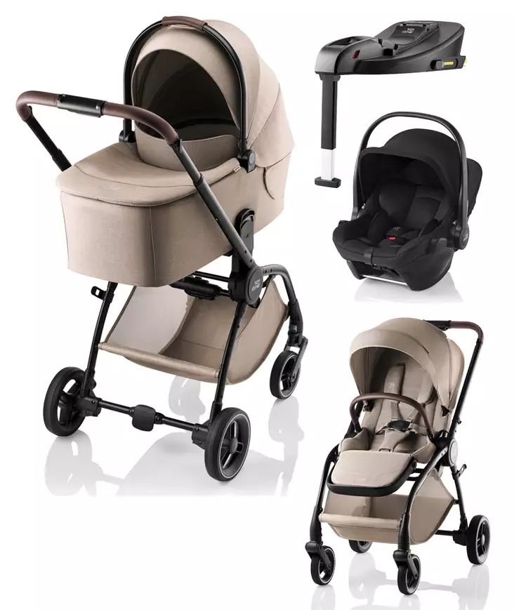 BRITAX Rio Starttipaketti Teak, Style. - Lastenvaunut ja yhdistelmävaunut - 2000041613STACO - 1