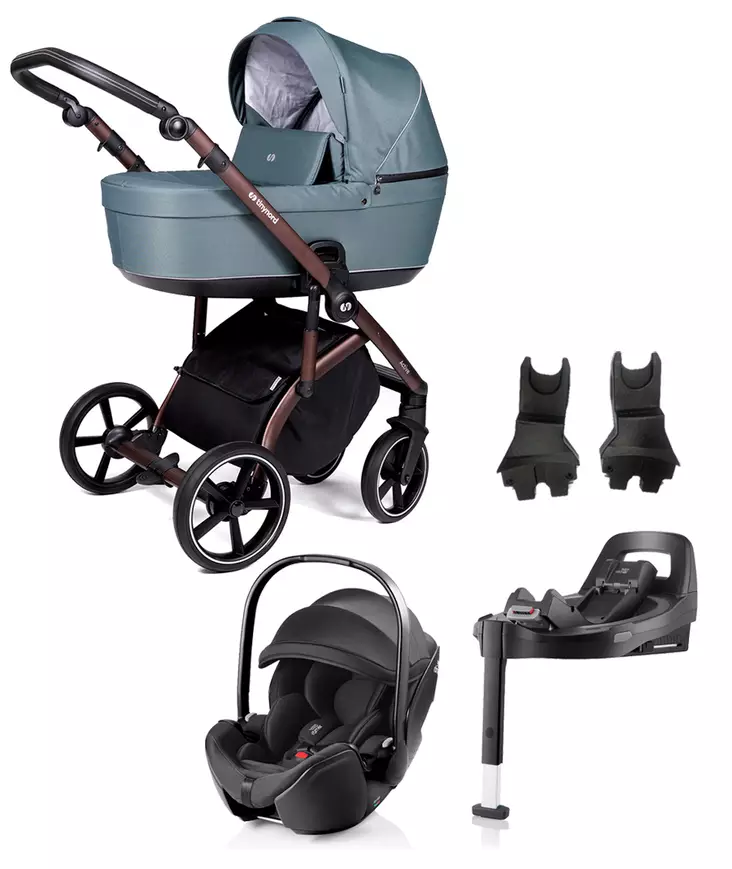 Tinynord Active starttipaketti Bronze Black Grip, Garden Green. - Lastenvaunut ja yhdistelmävaunut - 298918STA2BSPRO - 1