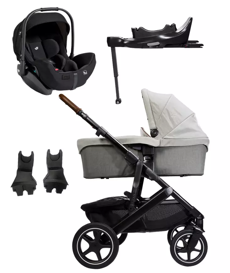 Joie Vinca starttipaketti Oyster i-Level Pro turvakaukalolla. - Lastenvaunut ja yhdistelmävaunut - S2214AAOYSSTALEPRO - 1