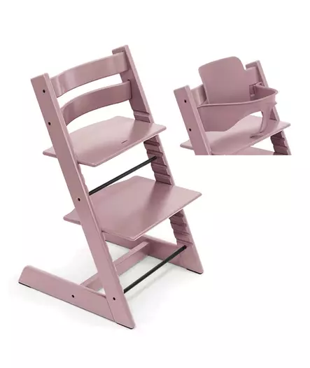 Tripp Trapp tuoli Heather Mauve ja Baby Set. - Syöttötuolit - 100139HMSTAKAMP - 1