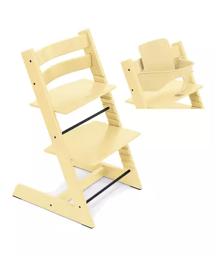 Tripp Trapp Starttipaketti Stokke 2 in 1 Lemon Yellow. - Syöttötuolit - 100139LYSTAKAMP - 1