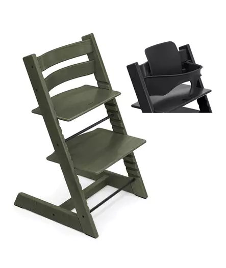 Tripp Trapp Starttipaketti Stokke 2 in 1 Marble Green. - Syöttötuolit - 100139MGSTAKAMP - 1