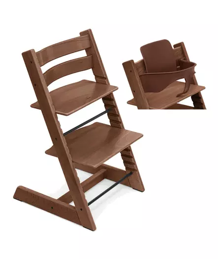 Tripp Trapp Starttipaketti Stokke 2 in 1 Warm Brown. - Syöttötuolit - 100139WBSTAKAMP - 1