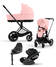 Cybex ePriam starttipaketti Matt Black rungolla v=C3=A4riss=C3=A4 Peac=
h Pink. - Lastenvaunut ja yhdistelmävaunut - 521002331eSTAPP - 1