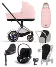 Cybex ePriam 4 starttipaketti Rosegold, Peach Pink. - Lastenvaunut ja yhdistelmävaunut - 521002373STAbPP - 1