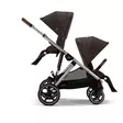 Tuplarattaat Cybex Gazelle S 2 Chocolate Brown, kahdella istuimella. - Sisarusrattaat - 525000129tup - 1