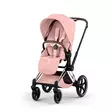Cybex Priam Style lastenrattaat Chrome Brown / Peach Pink. - Lastenvaunut ja yhdistelmävaunut - 526000201RATCBPP - 1