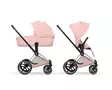 Cybex Priam Style yhdistelmävaunut Chrome/Brown, Peach Pink. - Lastenvaunut ja yhdistelmävaunut - 526000201YHDCBPP - 1