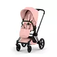 Cybex Priam Style lastenrattaat Matt Black Peach Pink. - Lastenvaunut ja yhdistelmävaunut - 526000211RATMBPP - 1