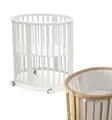 Stokke Sleepi Mini V3 pinnas=C3=A4nky White ja Mesh Liner reunapehmust=
e. - Stokke Sleepi tuotteet - 591302kamp - 1