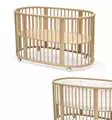 Stokke Sleepi V3 pinnas=C3=A4nky Natural ja Mesh Liner reunapehmuste. - Stokke Sleepi tuotteet - 591401kamp - 1