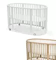 Stokke Sleepi V3 pinnas=C3=A4nky White ja Mesh Liner reunapehmuste. - Stokke Sleepi tuotteet - 591402kamp - 1