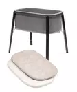 Stokke Snoozi s=C3=A4nky Graphite Grey ja muotolakanat 2-pack. - Pinnasängyt ja lastensängyt - 629602kamp - 1