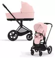 Cybex Priam yhdistelmävaunut värissä Peach Pink. - Lastenvaunut ja yhdistelmävaunut - 521002331YHDPP - 1