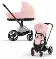 Cybex Priam yhdistelmävaunut värissä Peach Pink. - Lastenvaunut ja yhdistelmävaunut - 521002325YHDPP - 1