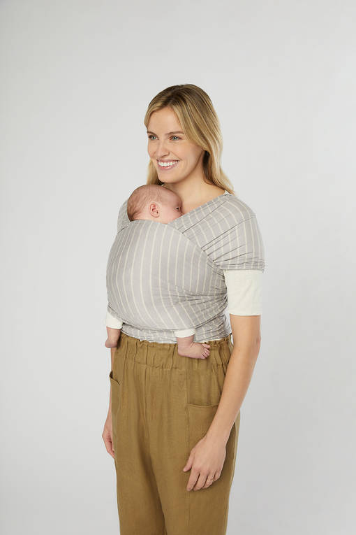 Kantoliina Ergobaby Aura Grey Stripes. - Kantoliinat - WLASKGRYSTP - 1