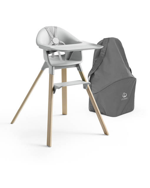 Sy=C3=B6tt=C3=B6tuoli Stokke Clikk travel bagilla Cloud Grey. - Syöttötuolit - 552001KAMP - 1