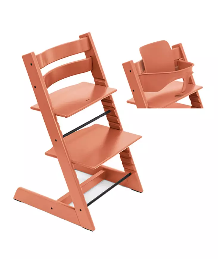 Tripp Trapp Starttipaketti Stokke 2 in 1 Terracotta. - Syöttötuolit - 100140STAKAMP - 1