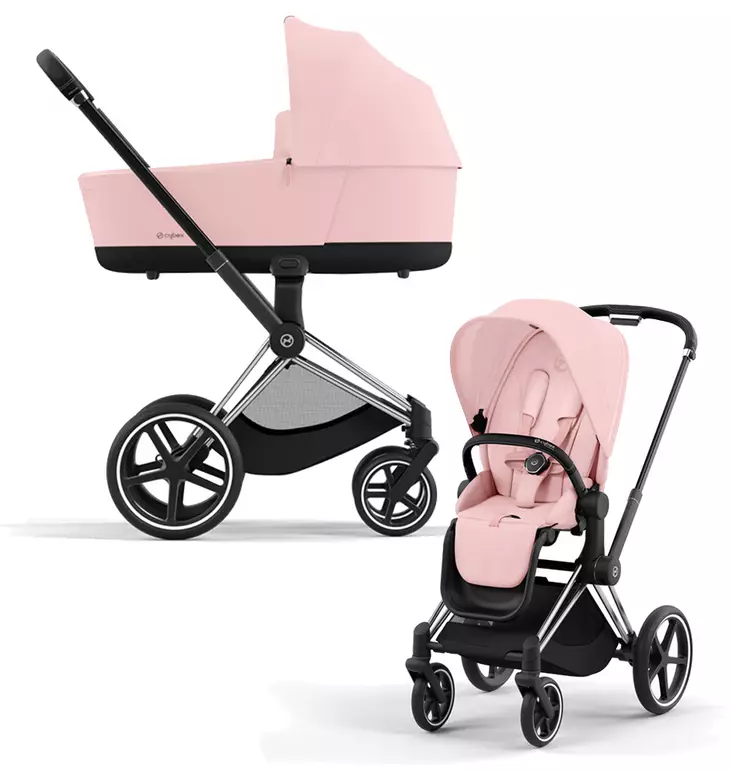 Cybex Priam yhdistelmävaunut värissä Peach Pink. - Lastenvaunut ja yhdistelmävaunut - 521002325YHDPP - 1