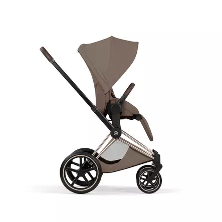 Cybex Priam Style rattaat Champagne, Coconut Brown, kasvot menosuuntaan. - Lastenvaunut ja yhdistelmävaunut - 526000221RATMCHBR - 2