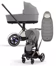 Cybex ePriam 4 vaunut ja lämpöpussi Rosegold, Mirage Grey. - Lastenvaunut ja yhdistelmävaunut - 521002337eYFMMGR - 1