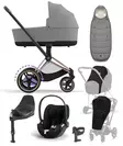 Cybex ePriam 4 starttipaketti Rosegold, Mirage Grey. - Lastenvaunut ja yhdistelmävaunut - 521002373STAbMGR - 1