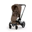 Cybex ePriam Style lastenrattaat Matt Black, Coconut Brown. - Lastenvaunut ja yhdistelmävaunut - 526000211eRATMBCBR - 1