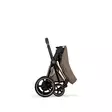 Cybex ePriam Style lastenrattaat Champagne, Coconut Brown, taitettuna kasaan. - Lastenvaunut ja yhdistelmävaunut - 526000221eRATMCHBR - 4