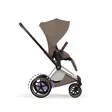 Cybex ePriam Style lastenrattaat Champagne, Coconut Brown, kasvot menosuuntaan. - Lastenvaunut ja yhdistelmävaunut - 526000221eRATMCHBR - 5