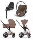 Cybex ePriam Style starttipaketti Champagne, Coconut Brown. - Lastenvaunut ja yhdistelmävaunut - 526000221eSTAMCHBR - 1