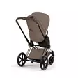 Cybex Priam Style rattaat Champagne, Coconut Brown, takaa. - Lastenvaunut ja yhdistelmävaunut - 526000221YHDMCHBR - 7