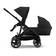 Cybex Gazelle kopalla ja istuinosalla v=C3=A4riss=C3=A4 Moon Black. - Sisarusrattaat - 522002703sis - 2