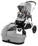 Cybex Gaselle S yhdistelm=C3=A4vaunut v=C3=A4riss=C3=A4 Lava Grey. - Sisarusrattaat - 522002704sis - 20