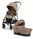 Sisarusrattaat Cybex eGazelle S Almond Beige. - Sisarusrattaat - 524000547sis - 1