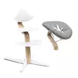 Stokke Nomi Chair tuoli & Newborn set Natural/White ja White/Grey Sand. - Stokke Nomi syöttötuolit - 626501NBS - 1