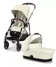 Sisarusrattaat Cybex eGazelle S Seashell Beige. - Sisarusrattaat - 524000541sis - 2