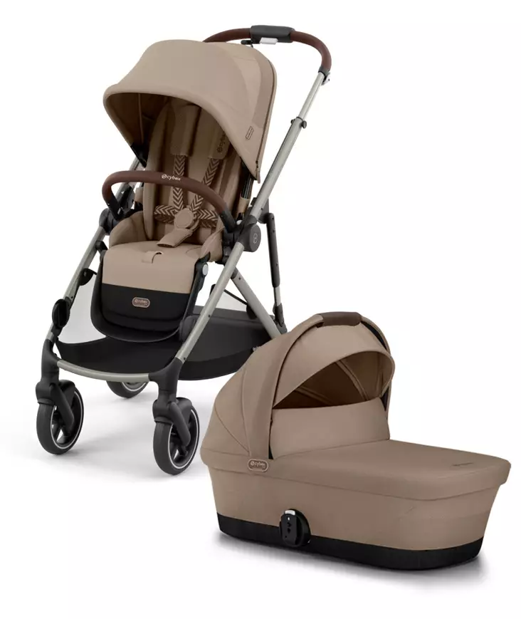 Sisarusrattaat Cybex eGazelle S Almond Beige. - Sisarusrattaat - 524000547sis - 1
